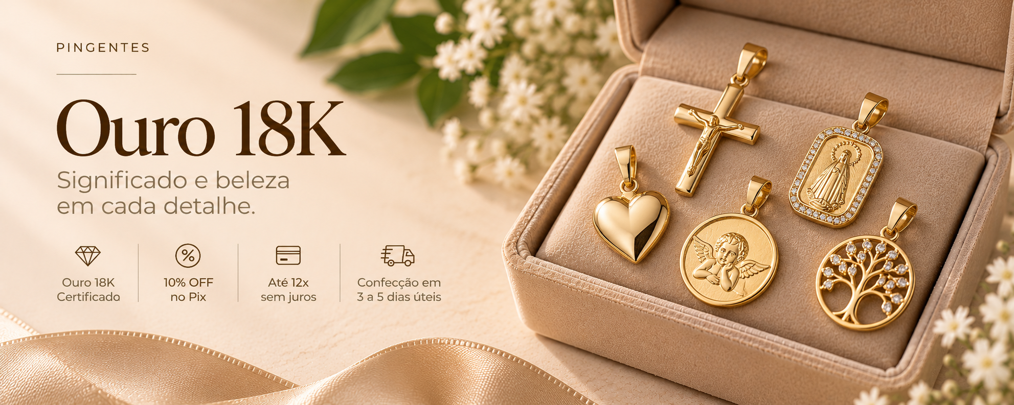 Pingentes em Ouro 18k — Marjouxs