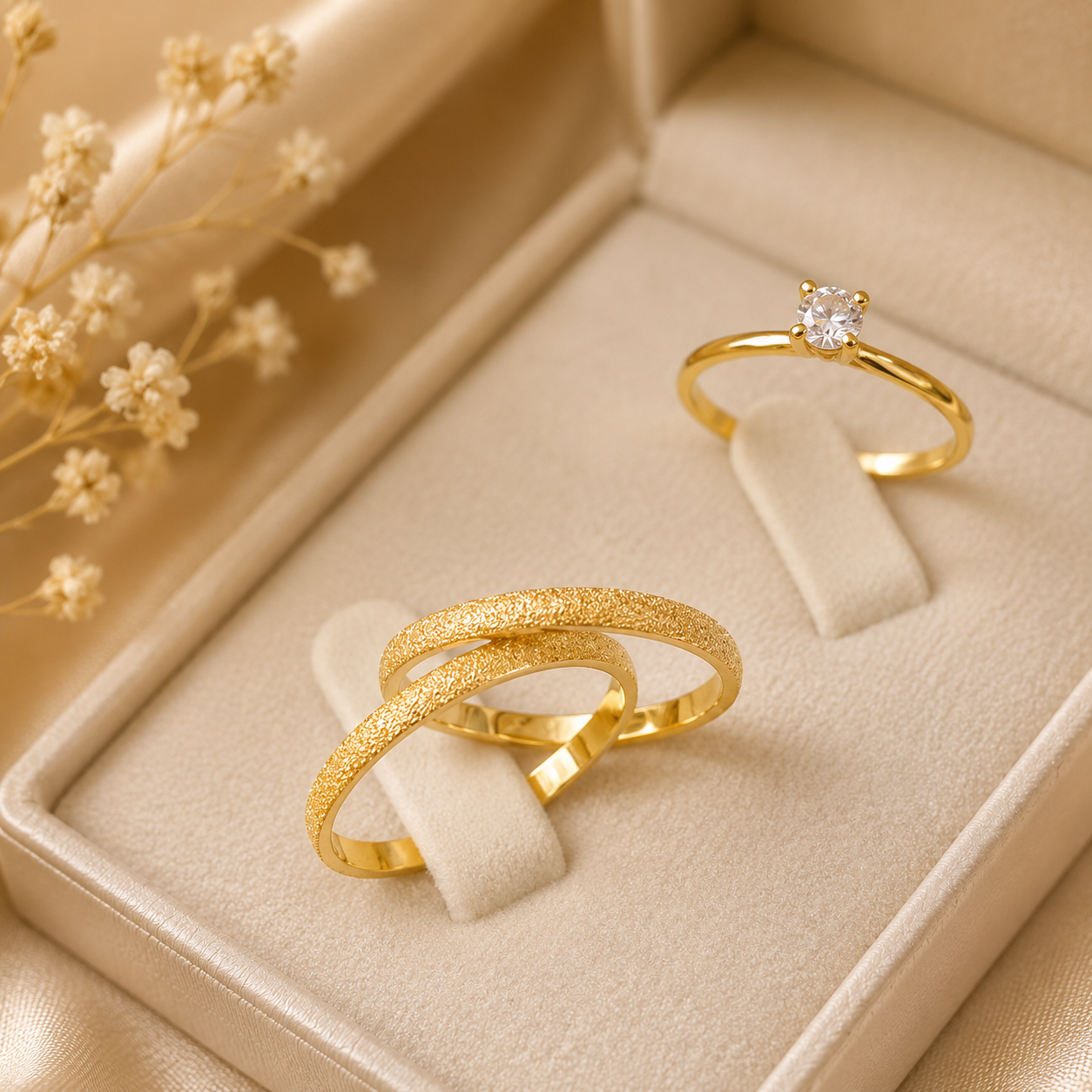 Aliança Ouro 18k Fosca