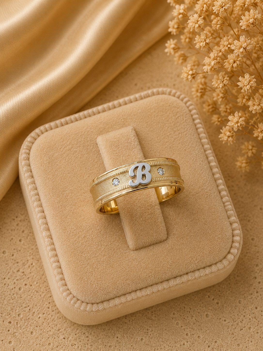 Alianças Ouro 18k 750 Persolizado Inicial Diamantes