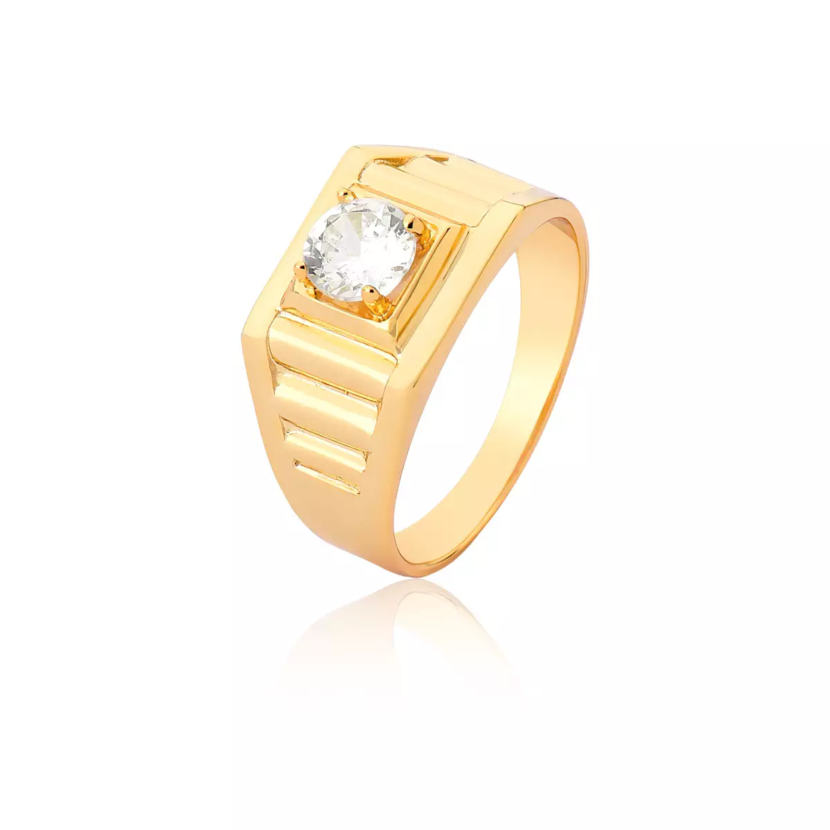 Anel Ouro 18k com Diamante