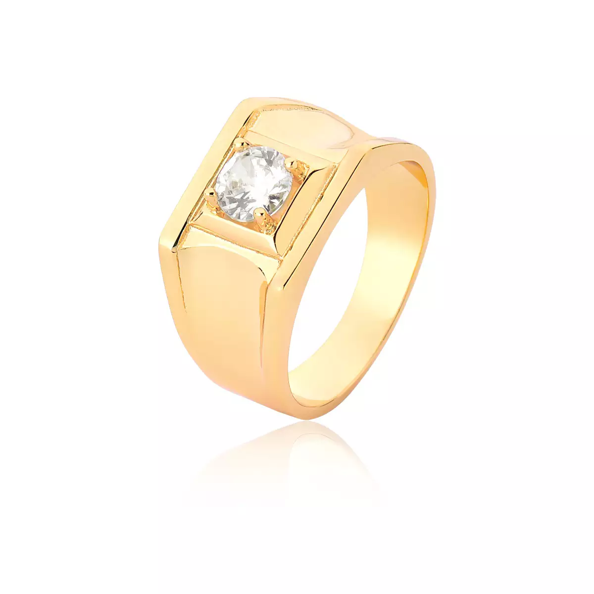 Anel Ouro 18k com Diamante