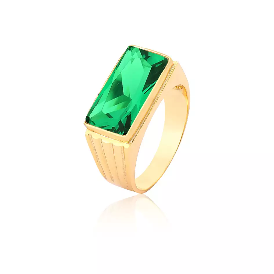Anel Ouro 18k com Zircônia